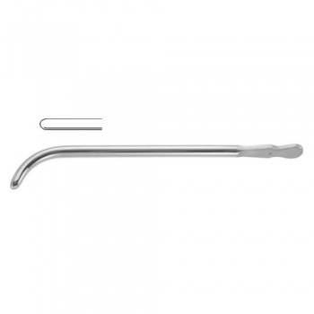 Van Buren Urethral Sound / Dilating Bougie 16 Charr. Brass - Chrome Plated, 27 cm - 10 3/4"